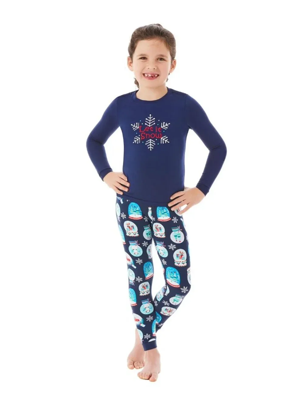 NEW Member's Mark Kids Holiday Pajama Sets Blue 6